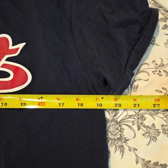 Ralph Lauren POLO Baseball Graphic Navy Classic Fit Tee Size M - Picture 4 of 5